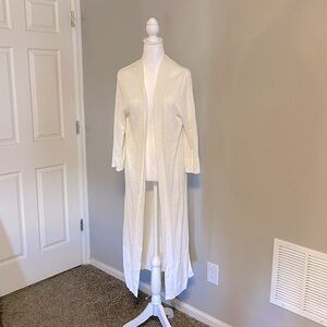 Banana Republic white duster